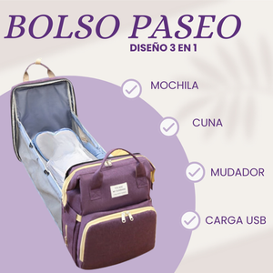 Bolso de paseo bebe 3 en 1 😊