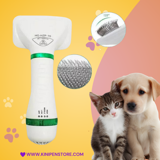 Cepillo Y Secador PetDry Brush 2 en 1